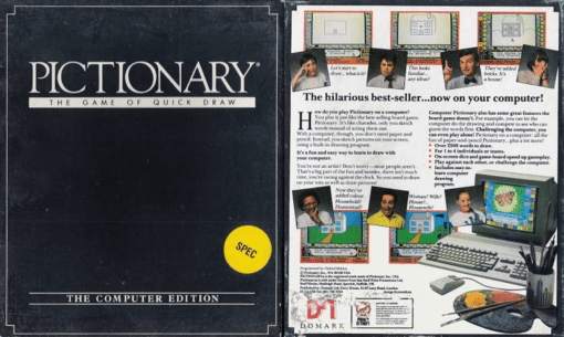 Pictionary box art for ZX Spectrum